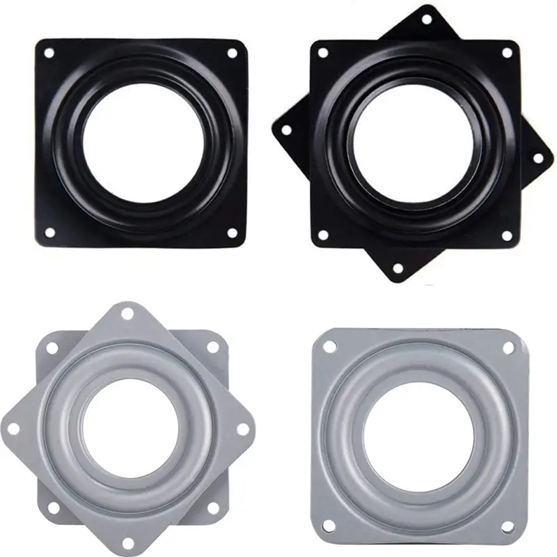 6 Inch Lazy Susan Turntable Steel Ball Bearings Stands Swivel Plate Rotating Tray for Furniture Chairs Display Cooking Tabletop image 4