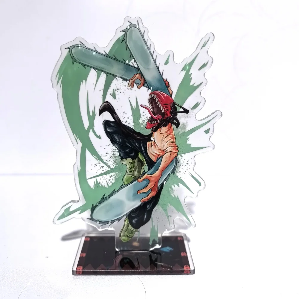 15CM Chainsaw Man Anime Figure Acrylic Stand Decor - Adult Collection Desktop Ornament