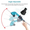 E-5 Lithium Cordless Electric Hedge Trimmer Handheld Dual-Purpose Hedge Trimmer Bush Trimmer for Pruning Shrub Branch Lawn 4