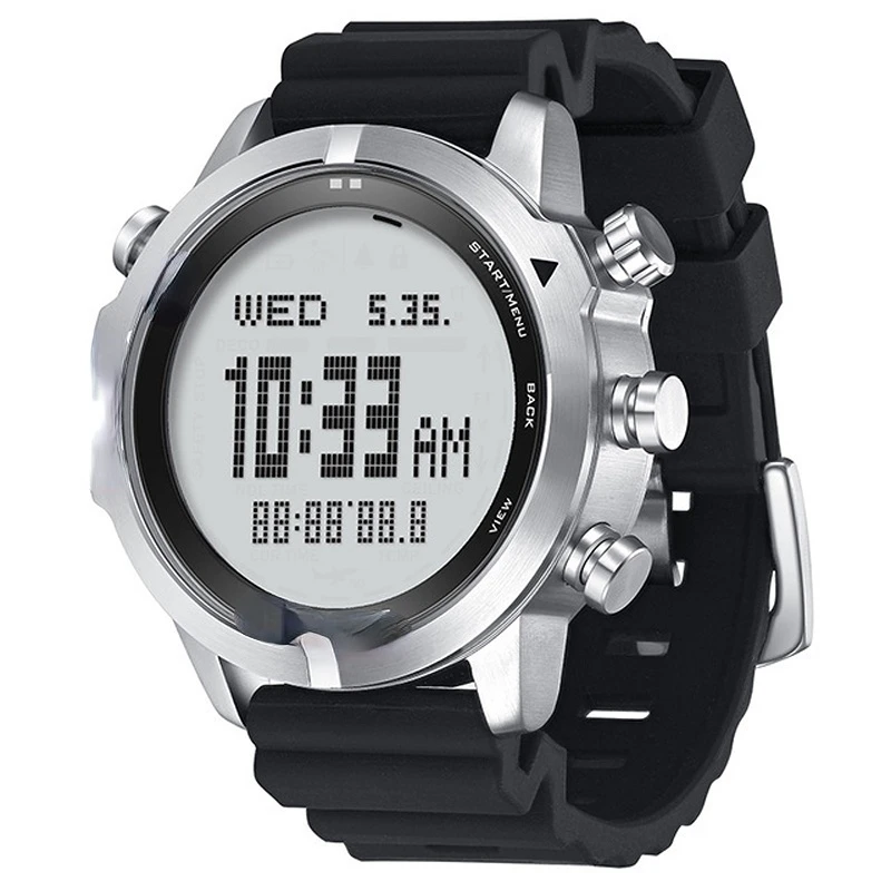 Orologio Da Uomo Professionale Per Computer Subacqueo Scuba Diving Ndl 100M Orologi Da Immersione Altimetro Barometro Bussola