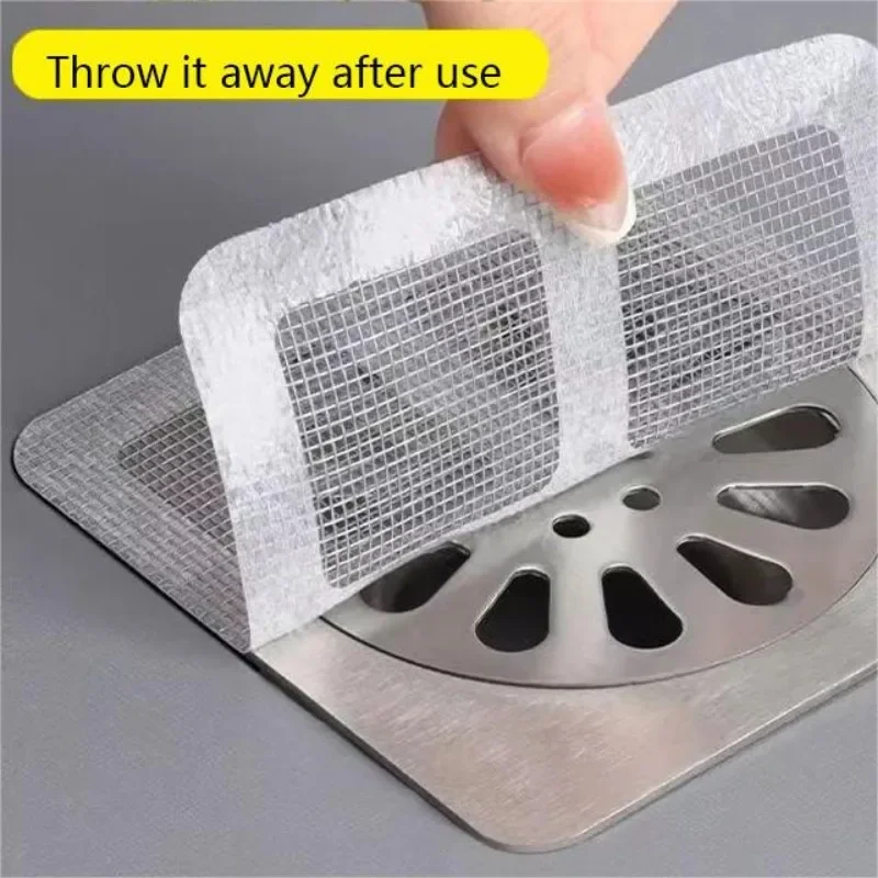 20PCS Disposable Home Anti-Clogging Filter Net Bathroom Hair Filter Sticker Insect Proof Floor Drain Sticker Sink Hair Catcher sink filter,sink strainer,floor drain sticker,floor drain filter,hair drain catcher,hair drain filter,floor drain hair catcher,drain hair catcher,floor drain hair filter