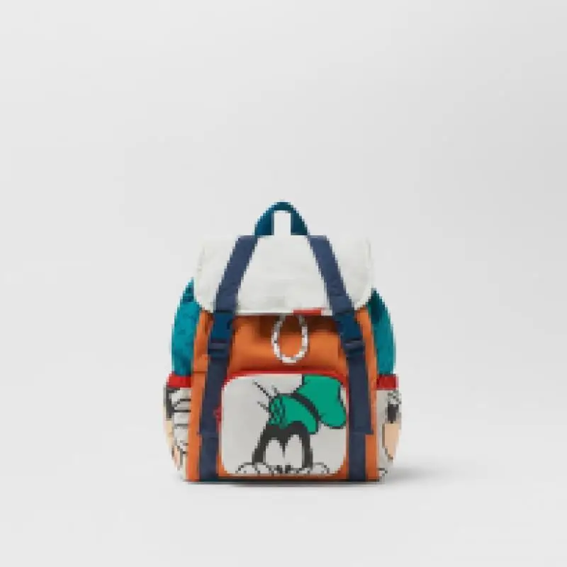 

2024 Disney's Children's Backpack Luxury Brand Children's School Bag Cartoon Cute High-quality Fashion Girl Drawstring Backpack
