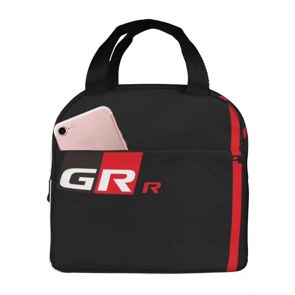

GR Wrc Racing 86 Yaris GAZOO RACING обеденные сумки, бэнто-бокс, сумка для ланча, многоразовые сумки для пикника, Термосумка для женщин и девушек