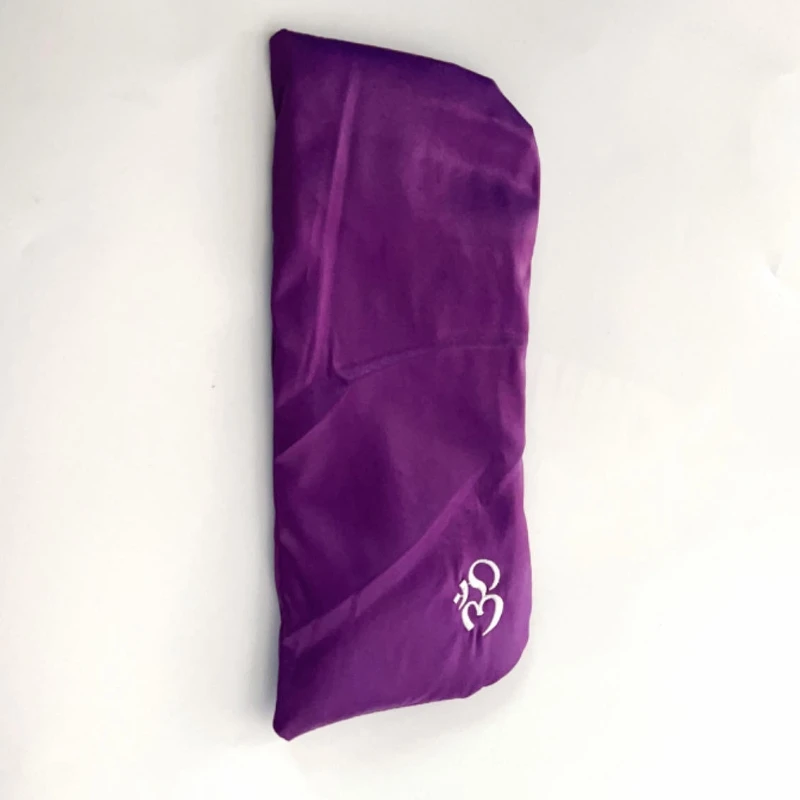 Yoga fitness meditation eye pillow lavender cassia scented improve sleep contemplative meditation