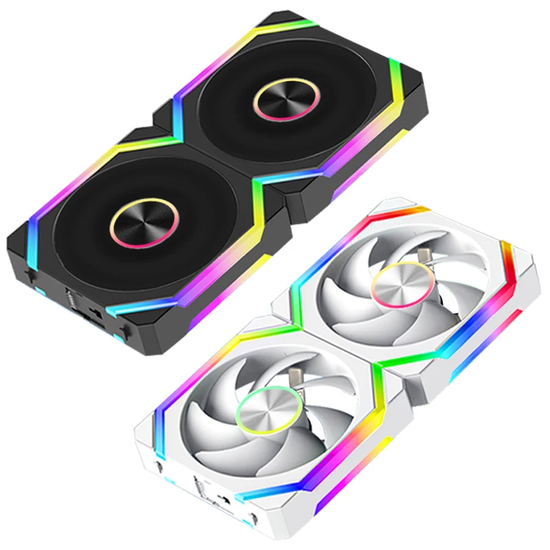 JUMPEAK HS120 Halo ARGB Cooling Fan 360mm 240mm Modular Stackable