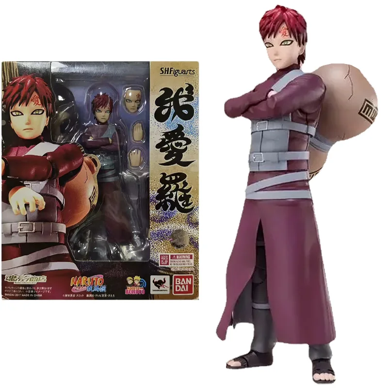 

In Stock Original BANDAI S.H.Figuarts SHF Sabaku No Gaara NARUTO Anime Figure Model Collectible Action Toys Gifts