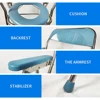 Hospital Bathroom Folding Toilet Chair Commode Chair Potty Chair Adult For Elderly With Seat 4