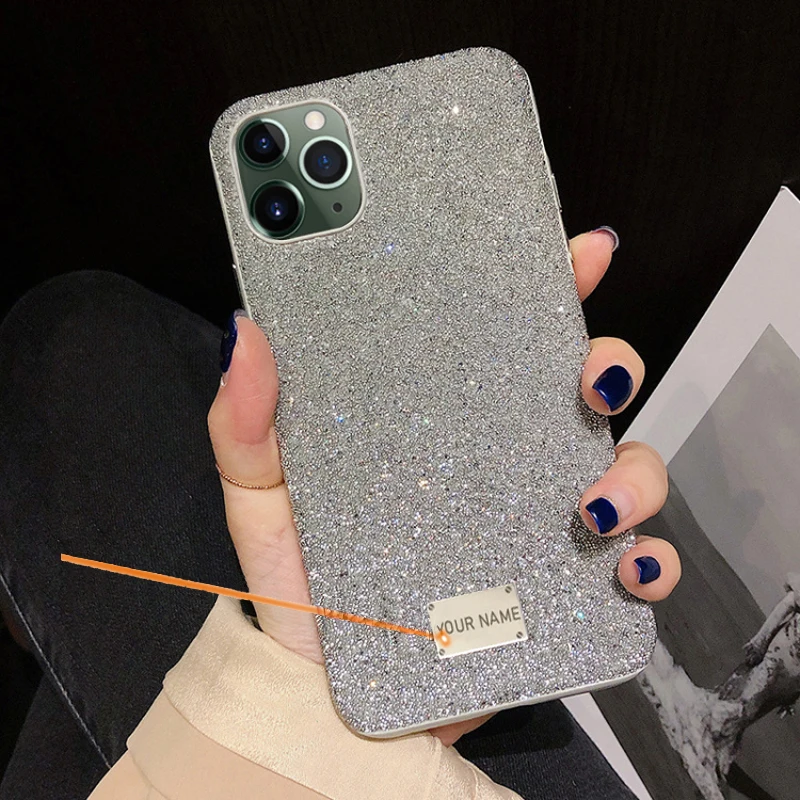 

Женский чехол для телефона с блестками для iPhone 7 8Plus X XR XS MAX