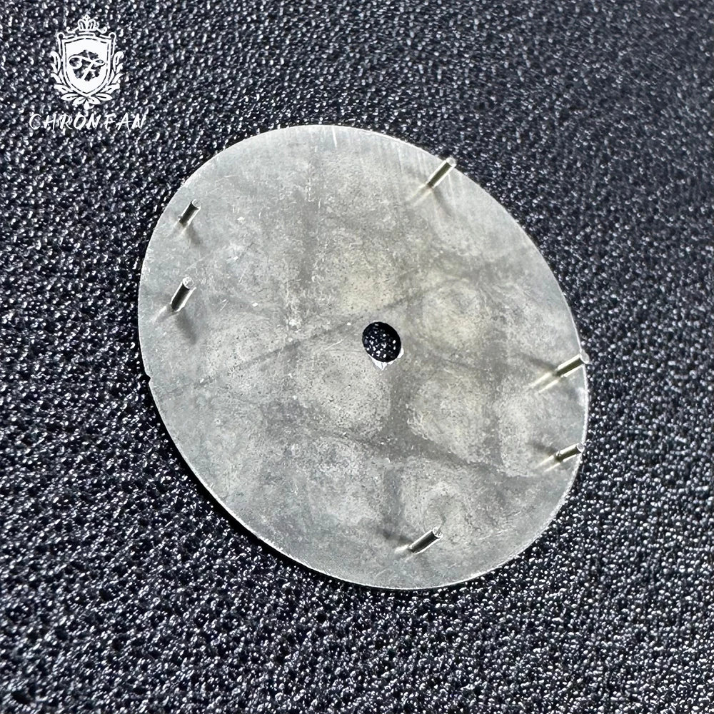 Nologo Pilot 28.5mm Military Field Dial with White Arabic Numerals and C3 Lume