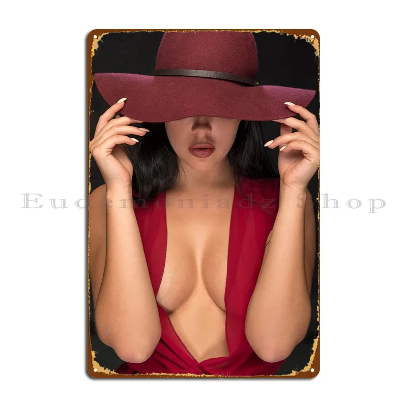 

Lady In Red Metal Sign Cinema Home Designing Character Club Tin Sign Poster