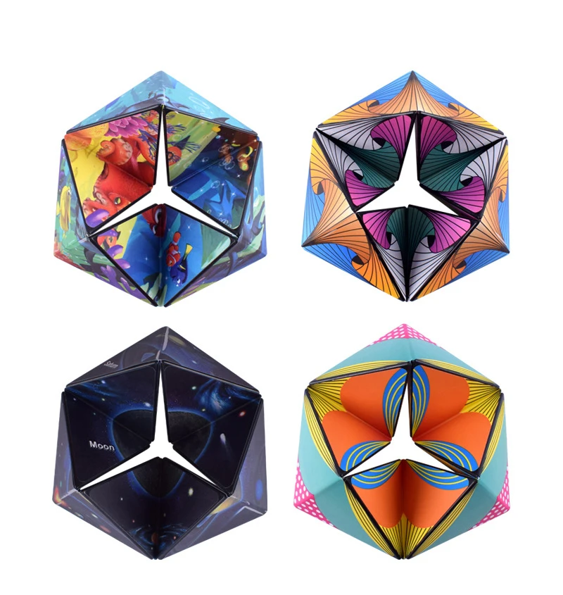 Infinity Flip Magic Cube Adult Toy Ginkgo Biloba Starry