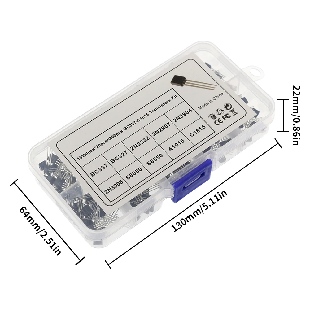 Transistor Kit Assortment Box Electronic Components