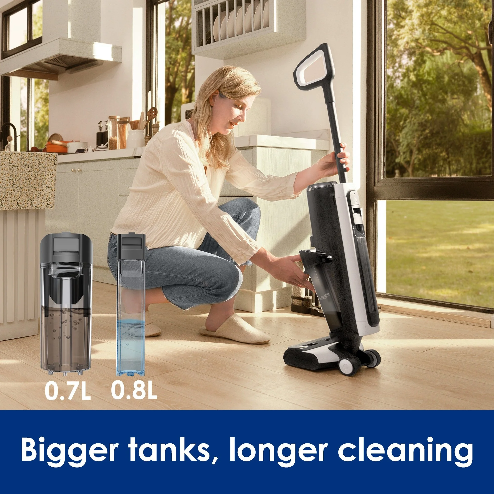 Tineco FLOOR ONE S5 Best Water Filtration Complete Cordless Wash Hard Floor  Cleaner Wet Dry Vacuum Cleaner And Mop