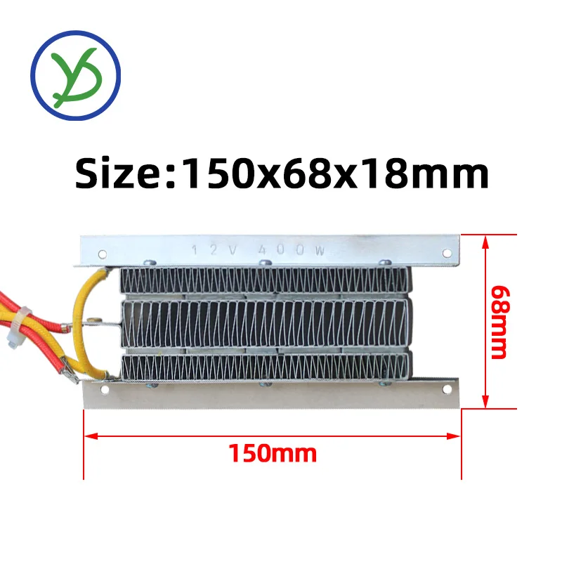 PTC ceramic air heater 36V 800W conductive type constant temperature ceramic aluminum