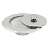 1PC Household Stainless Steel Sink Strainer Metal Filter Bath Drain Waste Screen Kitchen Supplies Bathroom Accessories 1