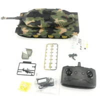 1/24 Scale Abrams M1a2 Us Battle Tanks Henglong Rc Airsoft Panzer Model Remote Control Military Vehicle Combat Children Gift 2