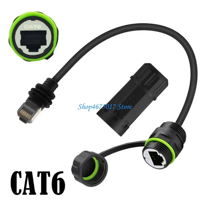 Gen3 RJ45 이더넷 어댑터 커넥터 용 H4GA 방수 익스텐더 기가비트 케이블 커넥터 데이터 전송 실외