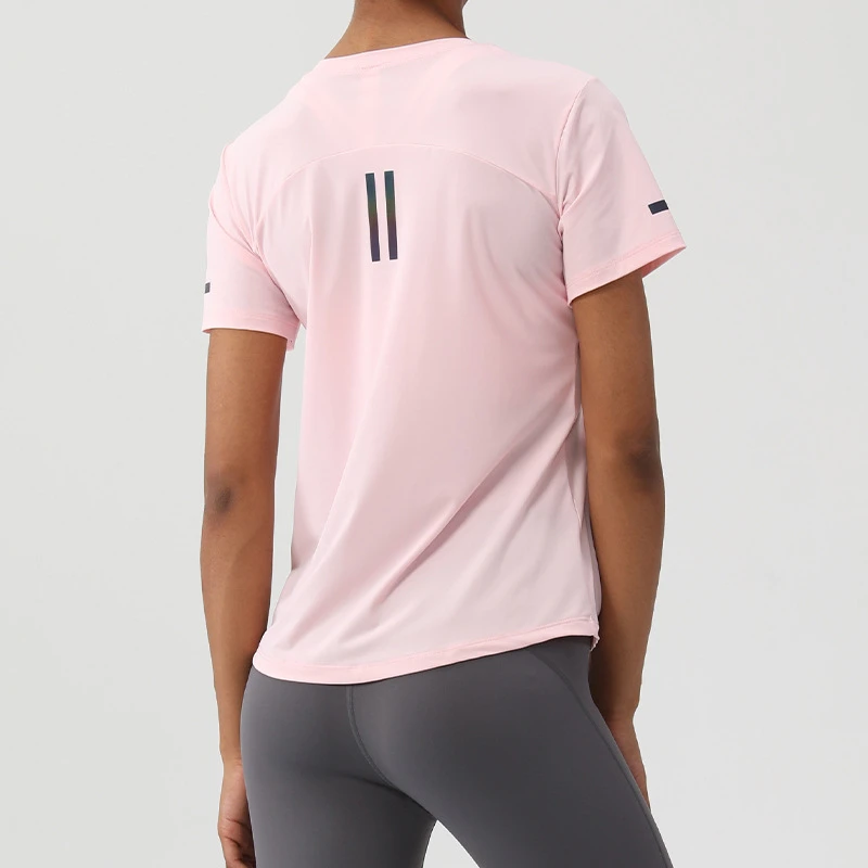 Loose Round Neck Women's Sports & Fitness Top