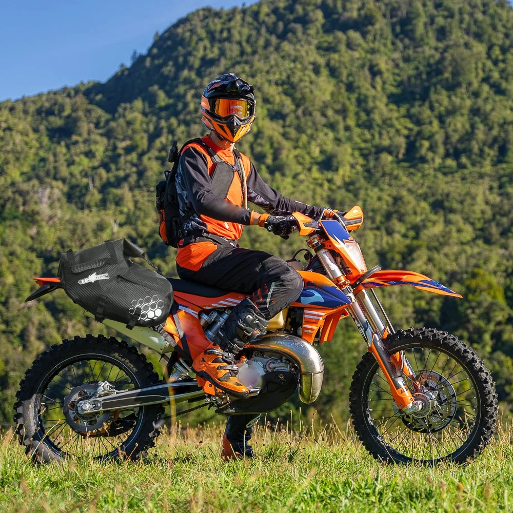 48L 28L Motorrad Wasserdichte Satteltaschen Outdoor Trocken Reise Gepäck Seitentasche für Yamaha YZ450F WR250F für Honda CRF450R CRF300L – Detail 9