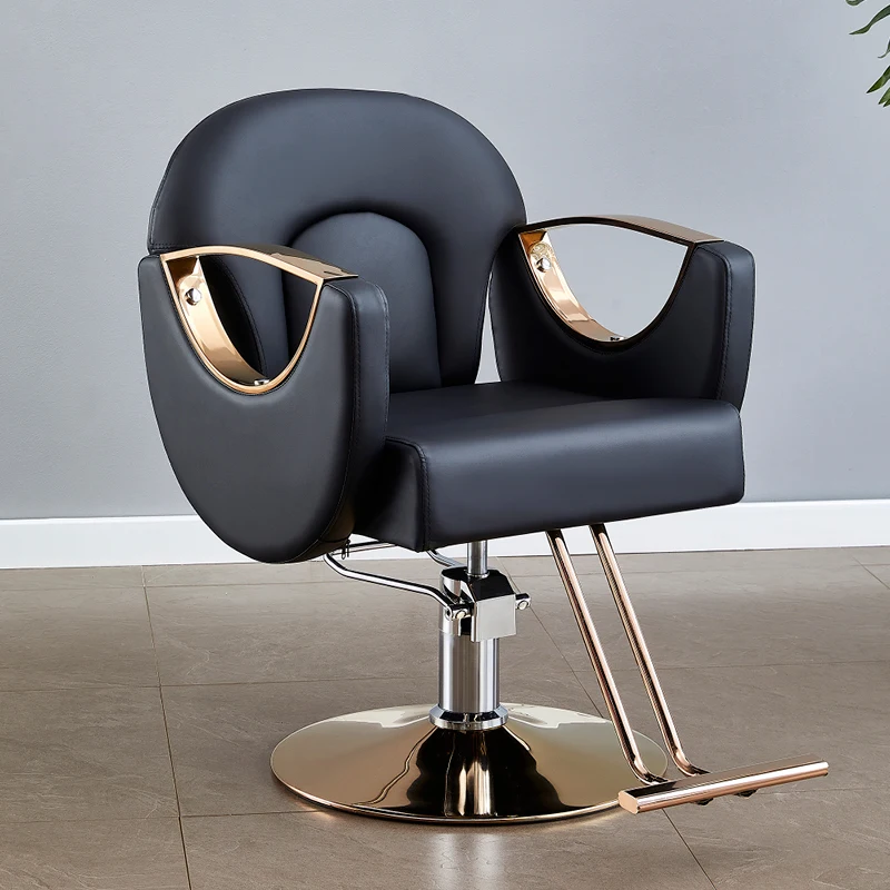 Luxury Design Barber Chair Eyelash Swivel Spa Facial Barber Chair Simplicity Manicure Silla Sedia Barbershop Furniture WN50BC