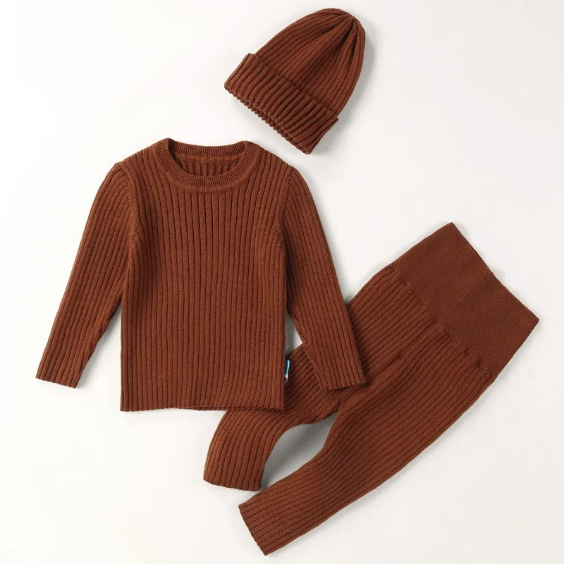 3pcs Baby Knit Sweater Outfit 6