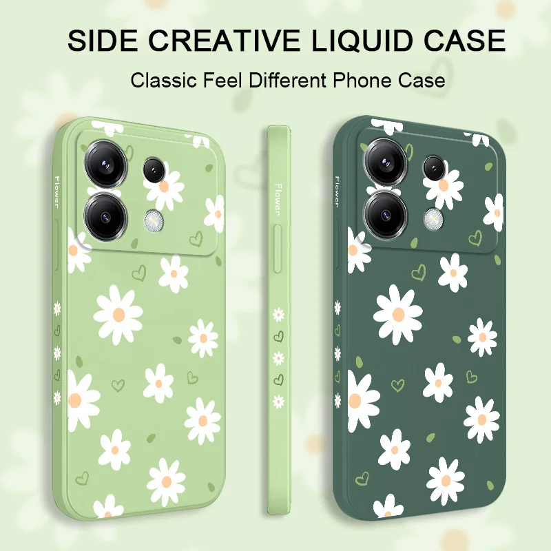 Tender Daisy Silicone Phone Case Cover