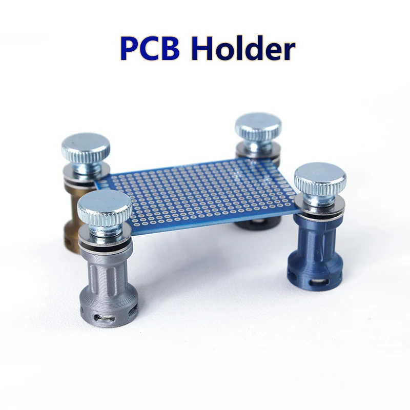Universal PCB Holder Fixture Soldering Platform with Magnetic Pins Rubber Feet for Circuit Board Assembly & Repair
