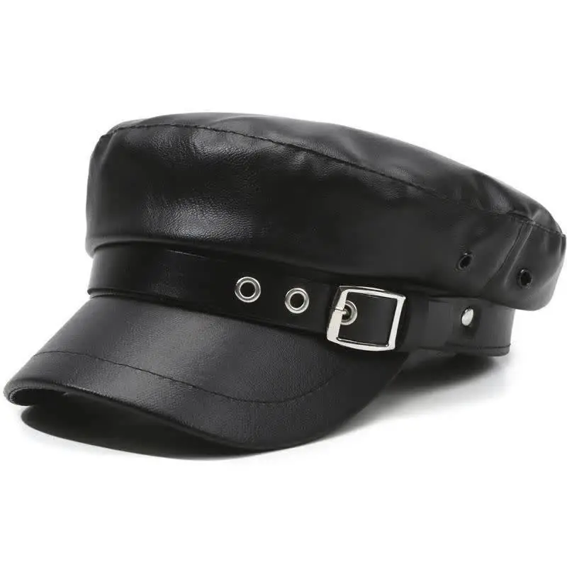 Spring and Autumn Versatile Beret Retro Flat Top Visor Small