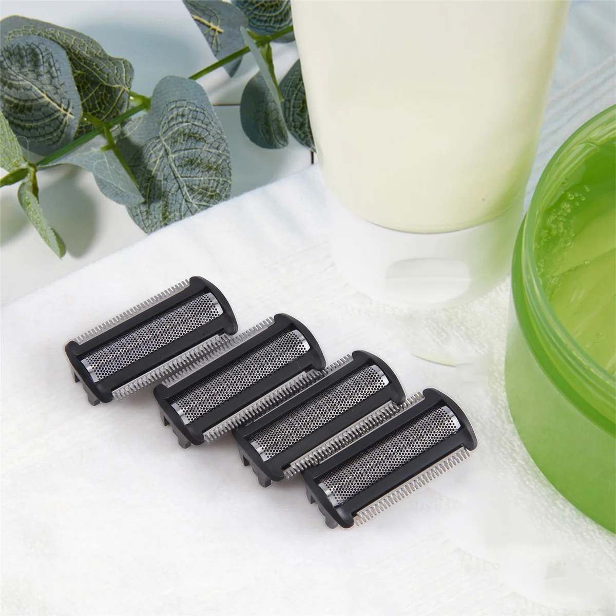 필립스 Bodygroom BG2024/5025 S11 YSS2 YSS3 시리즈용 최신 4PCS 면도기 헤드 교체 트리머