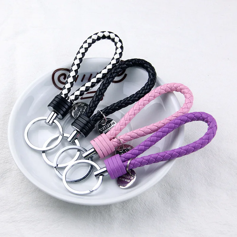 Stylish PU Leather Braided Woven Keychain Bag Pendant - A Perfect Gift for Men and Women! Stylish PU Leather Braided Woven Keychain Bag Pendant - A Perfect Gift for Men and Women!