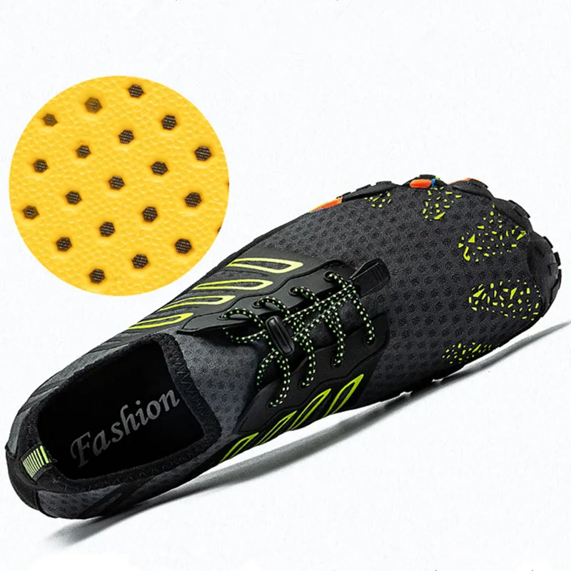 Breathable Beach Seaside Wading Shoes For Men Women Comfortable Non Slip Elastic Quick Dry Barefoot Aqua Shoe Surfing Water Shoe