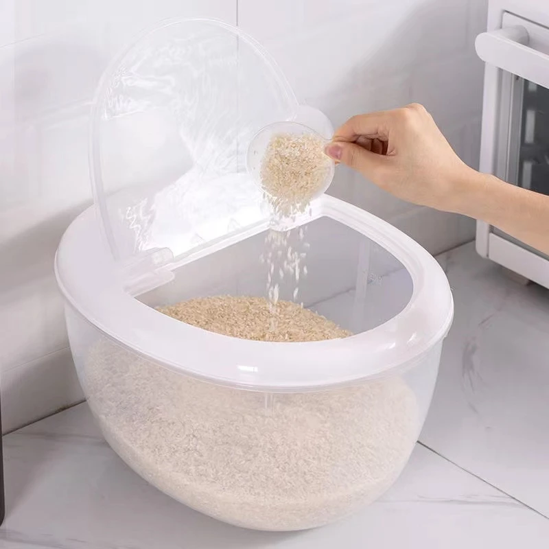 

5KG 10KG Kitchen Container Bucket Nano Insect-Proof Moisture-Proof Rice Box Grain Sealed Jar Home Storage Pet Dog Food Store Box