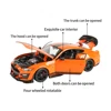 Maisto 1:24 2020 Mustang Shelby GT500 Orange Static Die Cast Vehicles Collectible Model Car Toys Gift collection 3