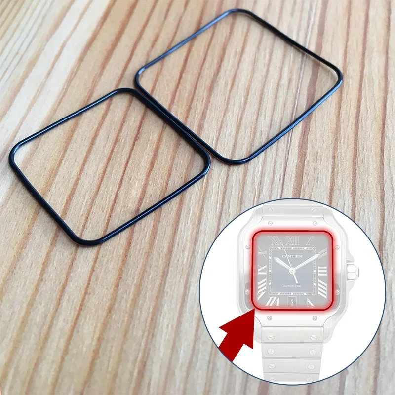 Anello Impermeabile In Gomma Per Coperchio Automatico Dell'Orologio Santos De Cartier 4072/ 4075