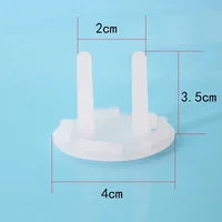10pcs EU Power Socket Protection Cover – Anti Electric Shock Plugs