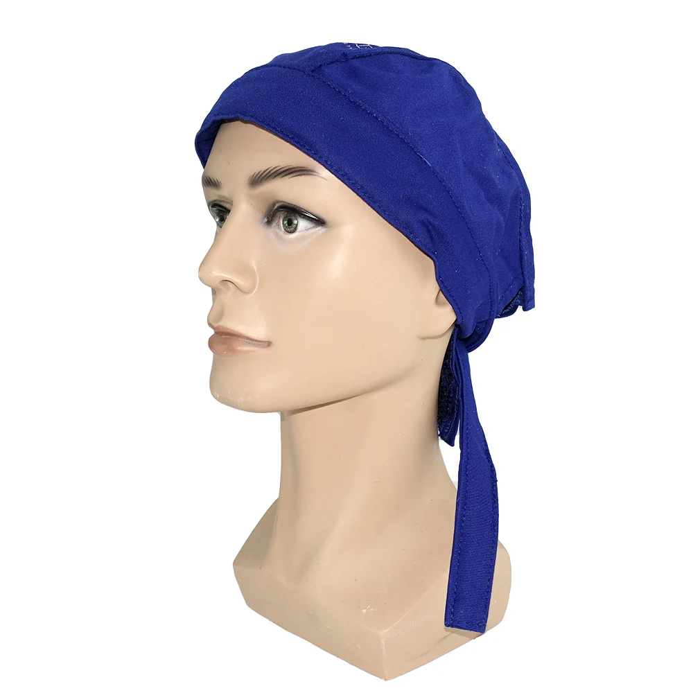 Cappello Saldatore Cappellino Da Saldatura Ignifugo - Cotone Resistente Al Fuoco, Tipo Bandana, Regolabile Equipaggiamento Sicurezza Lavoro - Foto 8