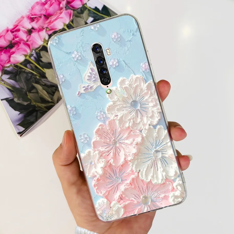Stylish Shockproof Flower Silicone Case