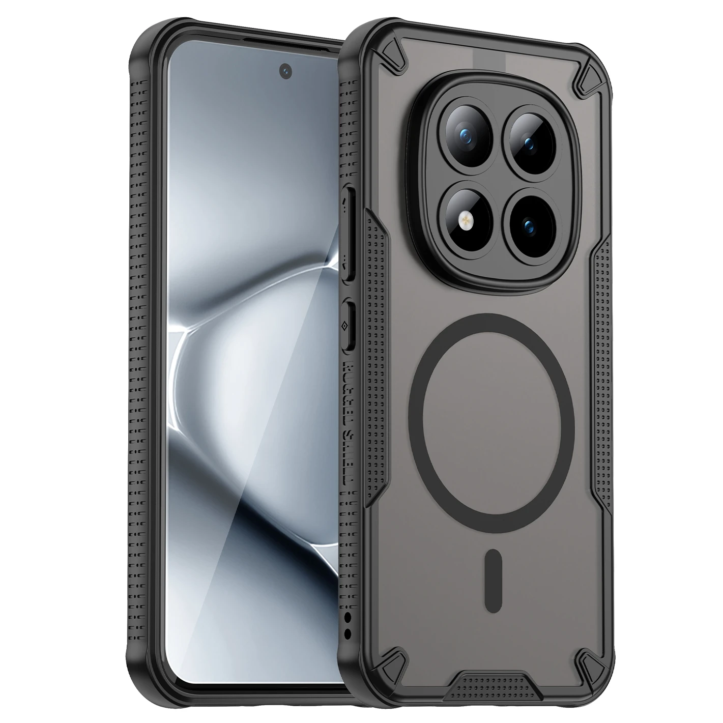 For Redmi Note 15 Pro 5G Phone Case,Compatible WIth Magsafe Shockproof Protective translucent Cover For Redmi Note 15 Pro+ Plus