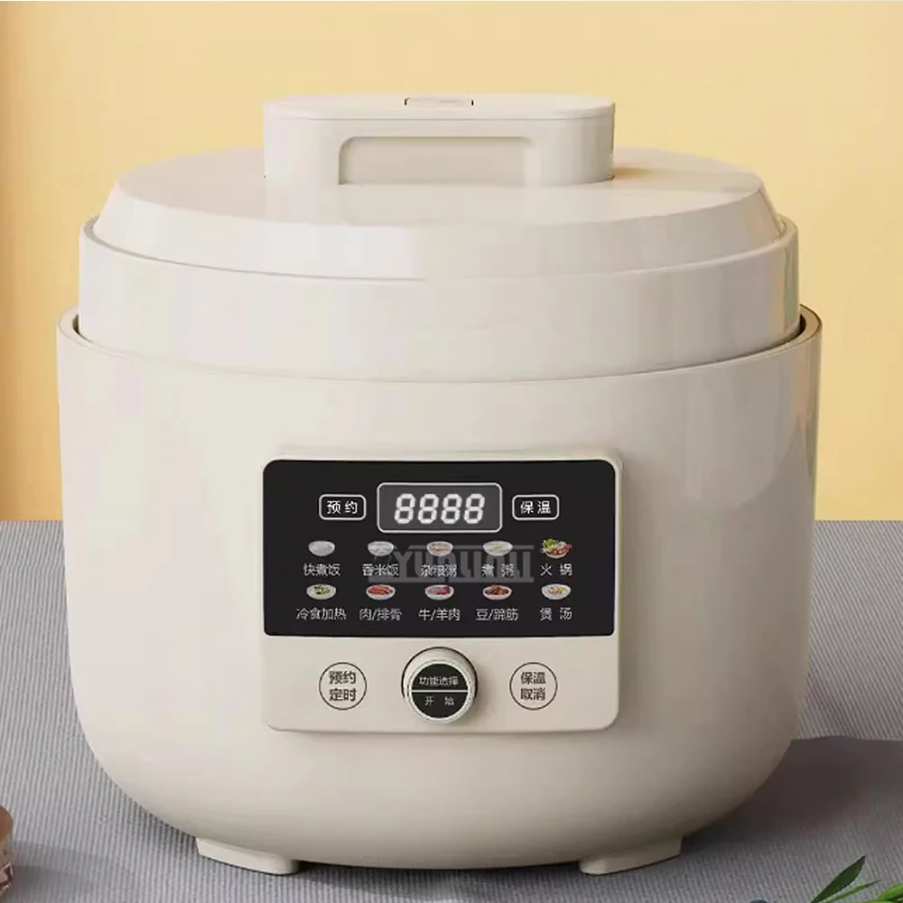 5L Large Capacity Household Multifunctional Electric Pressure Cooker Rice Cooker Food Stewing Soup Pot