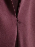 Women's Long Satin Halter Dress, Backless, Bow Tied, Back Zipper, Female Dresses, Sexy Fashion - Image 6