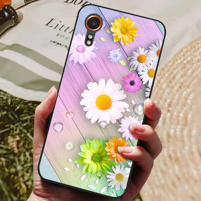 Fashion Painted TPU Silicone Phone Back Cover for Samsung XCover Series