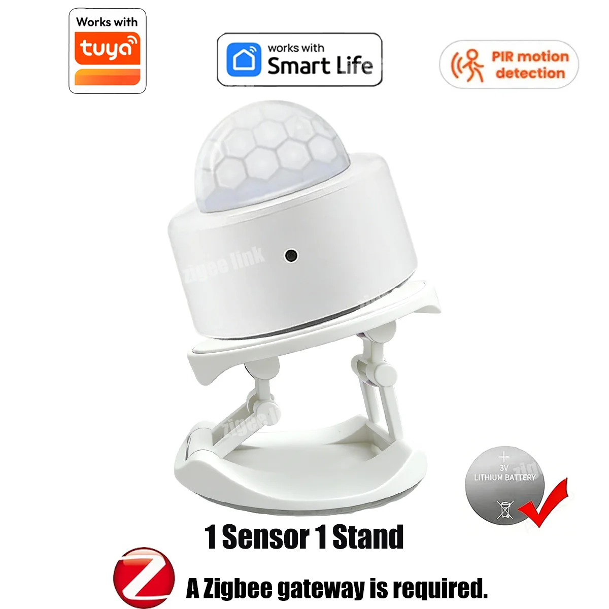 ตัวเลือกสินค้า เซ็นเซอร์ตรวจจับเคลื่อนไหวบ้านอัจฉริยะ Zigbee 3.0