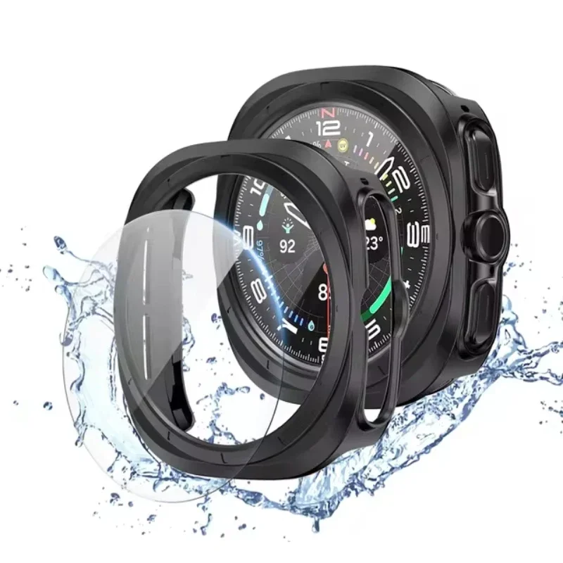 Premium Tempered Glass Protective Cover for 47mm Watch – Enhanced Screen Safety & Durable Bumper Casing
