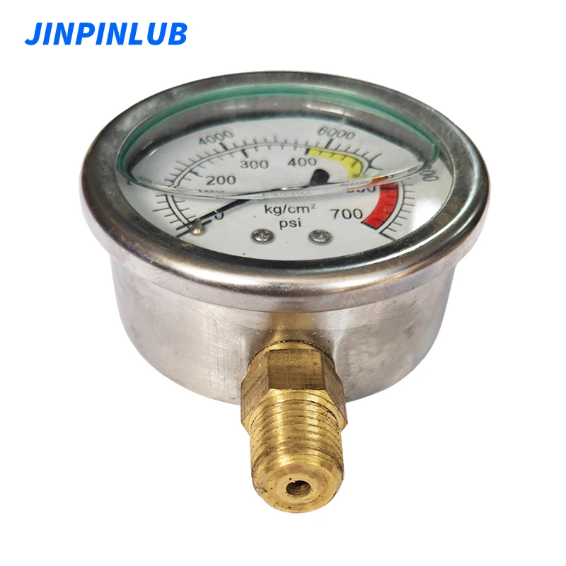 High pressure digital meter gauge 700bar stainless steel case double-range seismic hydraulic pressure gauge pressure vacuum gauge
