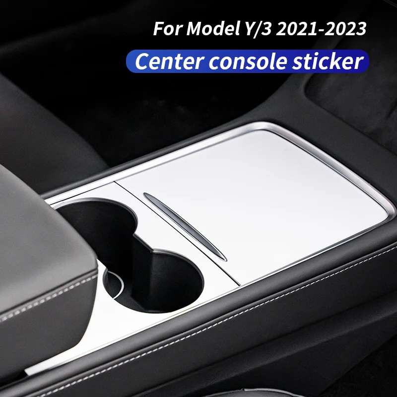 Para tesla modelo /modelo y pegatina de control Central pegatina protectora de control Central accesorios de interior de coche