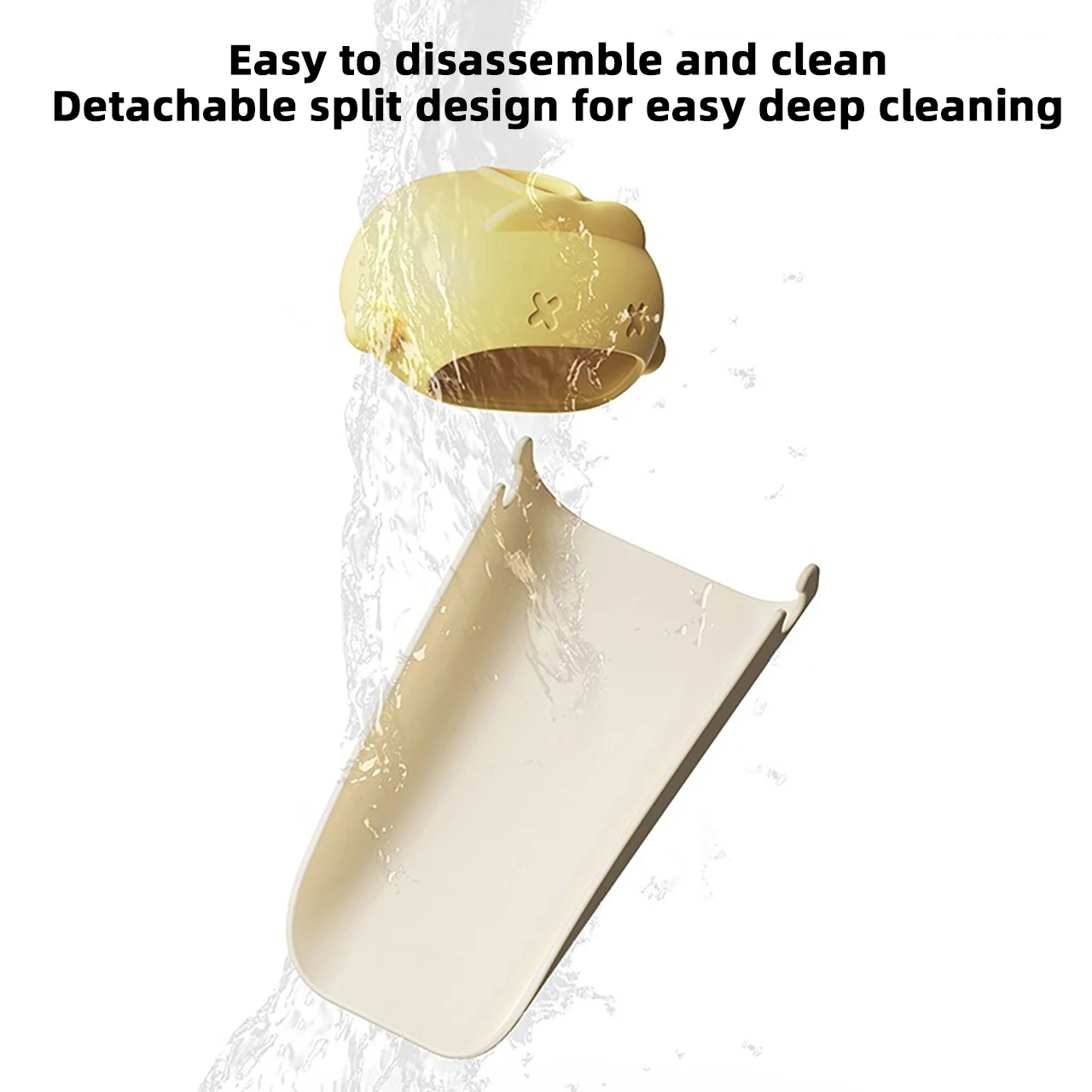 Cartoon Faucets Extender Silicone Splash-Proof Spout Children Hand Washing Assistant Bathroom Kitchen Sink Faucet Accessories