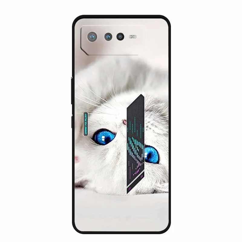 Fashion Soft TPU Silicone Back Case for Asus ROG Phone - Trendy Protective Phone Cover Bumper