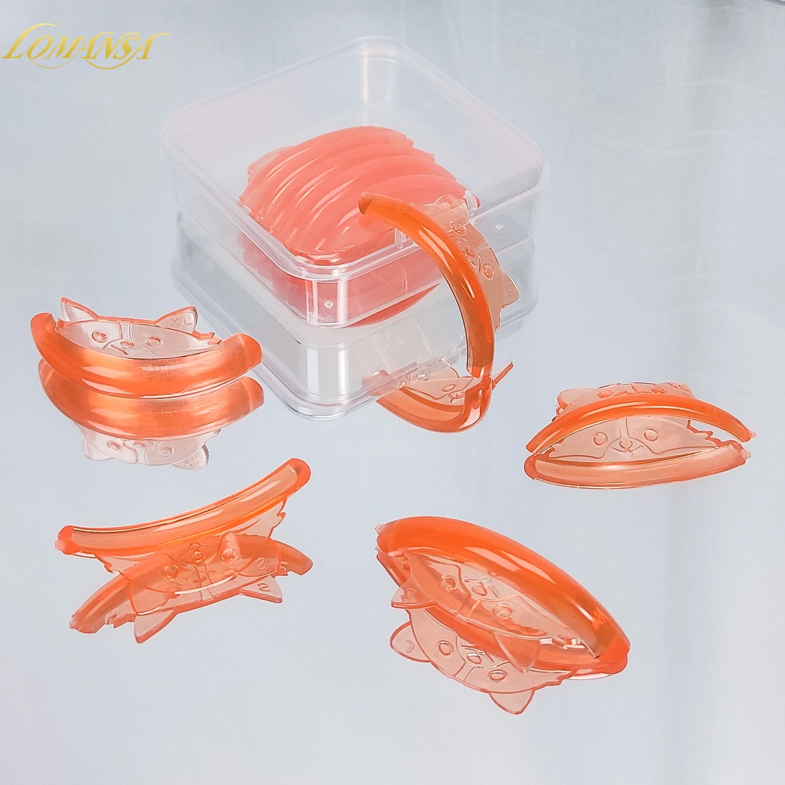 C Curl Silicone Eyelash Perm Rod Shield 5 Pairs Sticky Lash Lift Pad Lifting 3D Eyelash Curler Accessories Makeup Tool eyelash patches eyelash pads eyelash accessories eyelash extension supplies