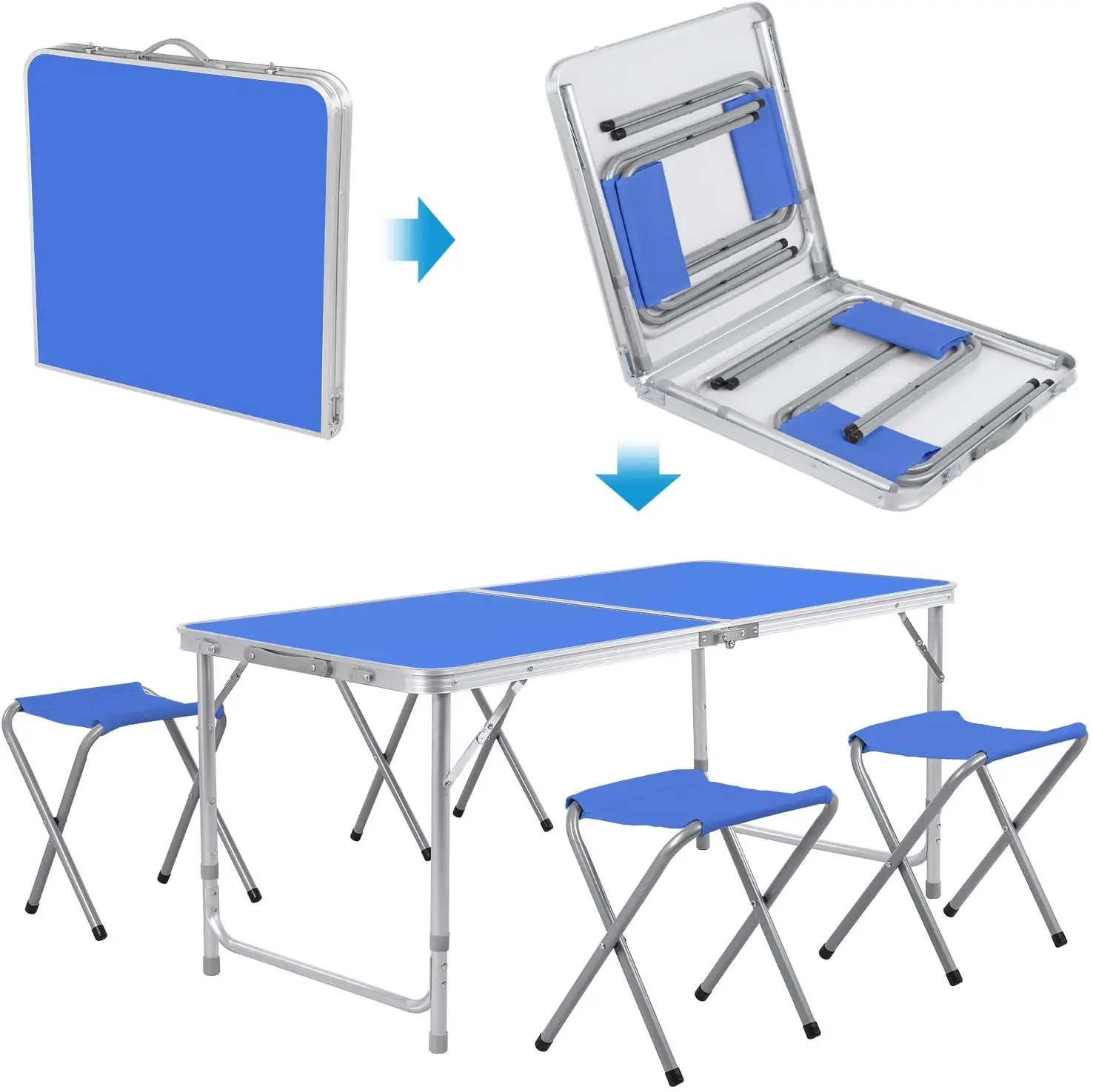 Kampa Leggero Pieghevole Firenze Tavolino E Sgabello - Foto 5