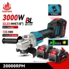 ONEVAN 125MM Brushless Electric Angle Grinder 3000W 6 Gear Polishing Cutter Metal Wood Power Tool For Makita 18V Battery Pin